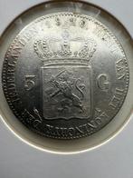 3 guldenstuk 1820 Willem I, 1 gulden, Koning Willem III, Zilver, Ophalen of Verzenden