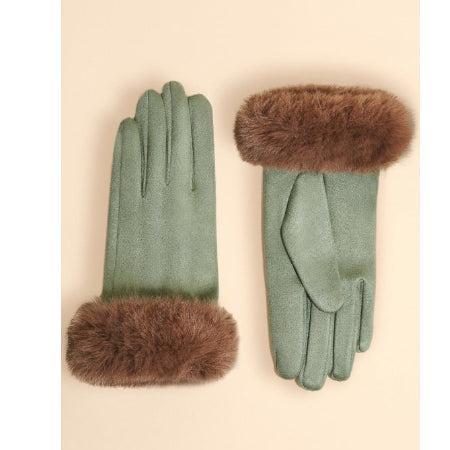 Bettina Faux Suede Gloves, Kleding | Dames, Mutsen, Sjaals en Handschoenen, Nieuw, Handschoenen, Ophalen of Verzenden