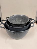 Vintage Emaille Keukengerei Set, Antiek en Kunst, Antiek | Emaille, Ophalen