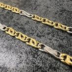 14k gouden ketting prachtig schakel valkenoog, Sieraden, Tassen en Uiterlijk, Kettingen, Ophalen of Verzenden, Nieuw, Goud