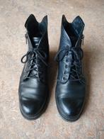 Durea veterschoenen maat 39 (6H) zwart met rits en veters, Durea, Zwart, Lage of Enkellaarzen, Ophalen of Verzenden