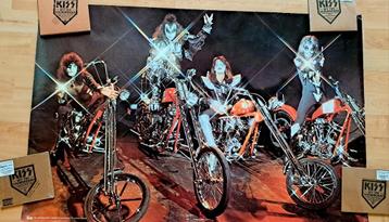 Kiss Chopper poster 1978 origineel superrare! beschikbaar voor biedingen