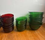 Vintage arcoroc sierra schaaltjes uit jaren 60/70, Huis en Inrichting, Keuken | Servies, Ophalen of Verzenden, Overige stijlen