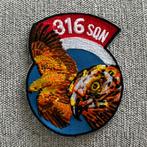 Patch RNLAF 316 Squadron, Embleem of Badge, Nederland, Luchtmacht, Ophalen of Verzenden