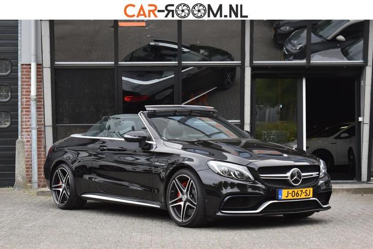 Mercedes-Benz C-klasse Cabrio AMG 63 S HUD Memory Koeling AC, Auto's, Mercedes-Benz, Bedrijf, Te koop, C-Klasse, 360° camera, ABS