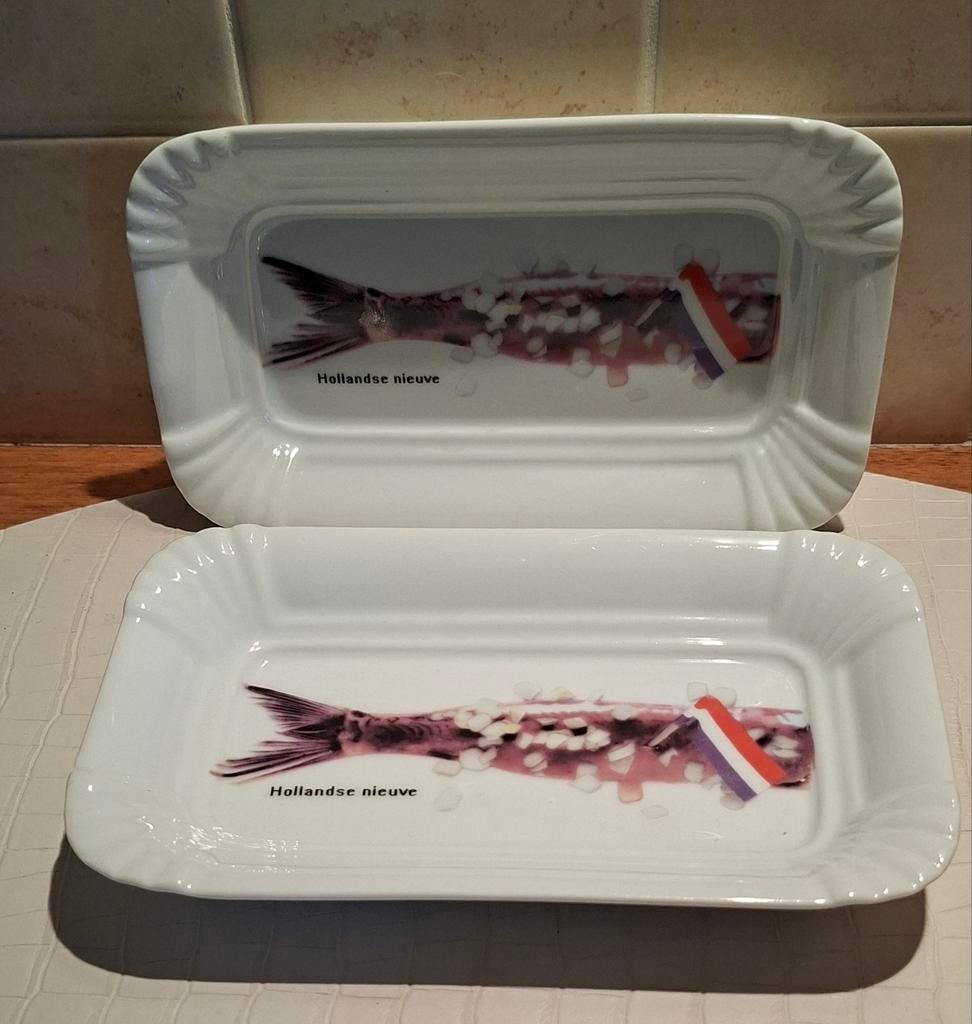 Haring schaaltjes Hollandse Nieuwe design, Ophalen of Verzenden, Nieuw, Overige stijlen, Schaal of Schalen