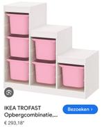 Ikea Trofast kast met 6 roze bakken, Huis en Inrichting, Ophalen, Zo goed als nieuw