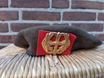 stoottroepen militaria baret koninklijke  landmacht, Verzamelen, Ophalen of Verzenden, Landmacht, Nederland, Helm of Baret