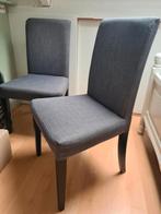 Twee stuks IKEA Hendriksdal eetkamerstoelen, Huis en Inrichting, Ophalen, Zo goed als nieuw, Grijs, Twee