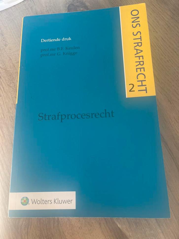 G. Knigge - Strafprocesrecht, Boeken, Wetenschap, Zo goed als nieuw, Ophalen of Verzenden