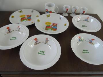 Kabouter servies eierdoppen schaaltjes bord schaal beker mok beschikbaar voor biedingen