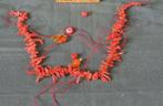 Nr H269: Losse bloedkoraaltjes om te rijgen, Ophalen of Verzenden