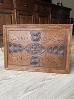 T.k.a. Antiek dienblad, Huis en Inrichting, Woonaccessoires | Dienbladen, Ophalen, Gebruikt, Rechthoekig, Hout