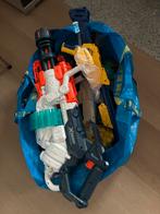 Tas met 14 NERFS. Diverse maten groot van 68cm tot  klein, Ophalen of Verzenden, Zo goed als nieuw