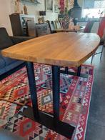 Massief eiken tafelblad deens ovaal 140x80x4cm, Ophalen, 100 tot 150 cm, 50 tot 100 cm, Zo goed als nieuw