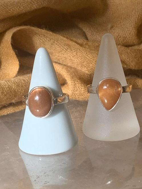 Zonnesteen vreugde beschermt intuïtie vertrouwen geluk magie, Sieraden, Tassen en Uiterlijk, Ringen, Nieuw, Dame of Heer, 18 tot 19
