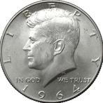 Verenigde Staten 0,5 dollar 1964 (UNC, zilver), Zilver, Ophalen of Verzenden, Losse munt, Noord-Amerika
