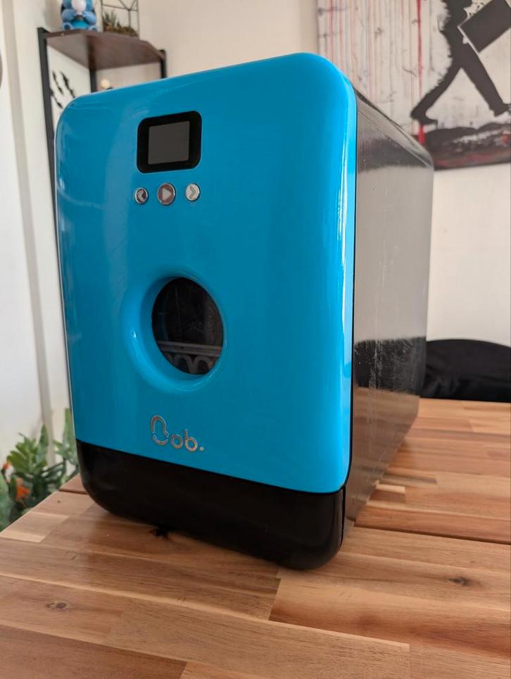 Blauwe BOB mini vaatwasser (incl casette), Witgoed en Apparatuur, Vaatwasmachines, Zo goed als nieuw, Minder dan 85 cm, Ophalen of Verzenden