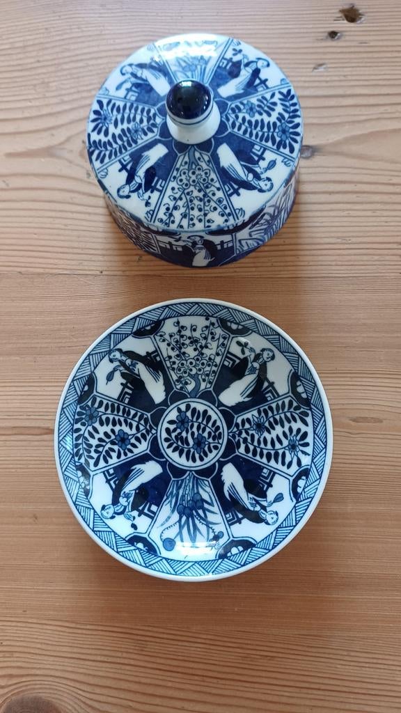 Losse schotel en botervloot deksel lange Lijs, Ophalen of Verzenden
