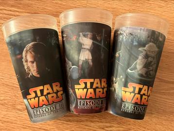 Star Wars Episode III Burger King cups beschikbaar voor biedingen