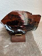 Grote Mahonie Obsidiaan - Prachtig Mineraal, Ophalen of Verzenden, Mineraal