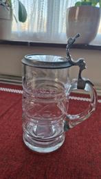 Kristallen kan met deksel - 17cm, Antiek en Kunst, Ophalen of Verzenden