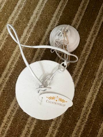 Countryfield Hanglamp Wit Metaal beschikbaar voor biedingen
