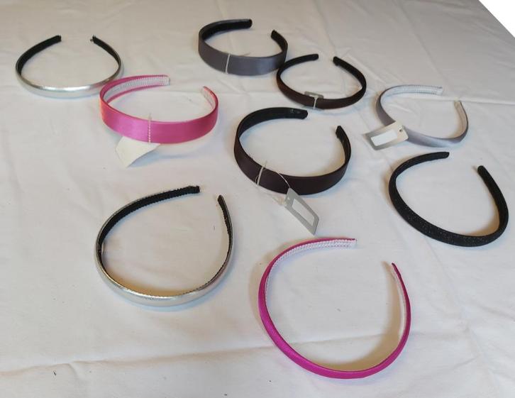 Set nieuwe diademen kleurige haarband stof (D) Fascinator, Hobby en Vrije tijd, Cursusmateriaal, Nieuw, Kunst en Creatief, Meerdere media