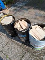 Vuur tonnen met hout., Tuin en Terras, Ophalen