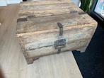 Antieke Indiase kist /salontafel, Gebruikt, 50 tot 100 cm, Minder dan 50 cm, 50 tot 75 cm