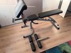 Body-Solid Fitness Bankje met Preacher Curl uitbreiding, Ophalen, Krachtstation, Armen, Zo goed als nieuw