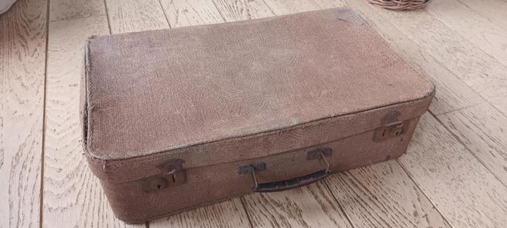 Vintage Koffer - Ideaal voor Oldtimer!, Sieraden, Tassen en Uiterlijk, Koffers, Gebruikt, Overige materialen, 50 tot 60 cm, Minder dan 35 cm