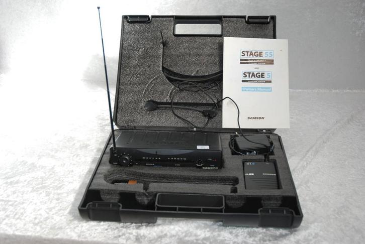 Samson Stage 55 draadloos microfoon systeem SR5  <25251934>, Muziek en Instrumenten, Instrumenten | Onderdelen, Gebruikt, Overige instrumenten
