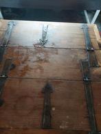 Oude teak salontafel. Zware kwaliteit, 50 tot 100 cm, Minder dan 50 cm, Gebruikt, Rechthoekig