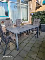Gebruikte tuinset met kussens voor het terras, Ophalen, Gebruikt, Tuinset, Eettafel