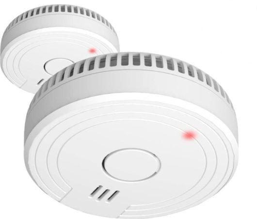 2-PACK ELRO Rookmelders, Doe-het-zelf en Verbouw, Alarmsystemen, Detector, Sensor of Melder, Nieuw, Ophalen of Verzenden, Rook