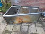 Rvs aquarium, Tuin en Terras, Ophalen, Gebruikt