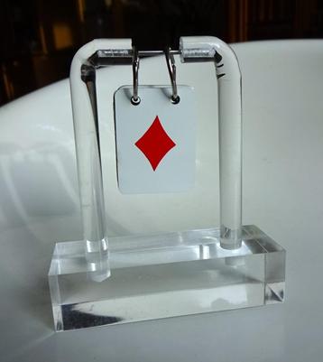 Vintage acryl / lucite troefkleur aanwijzer. Jaren '70 beschikbaar voor biedingen