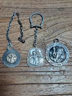 3 oude ZILVEREN H. CHRISTOFFEL MEDAILLES, Ophalen of Verzenden