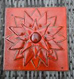 Valouris Wandkeramiek met Bloempatroon, Ophalen of Verzenden