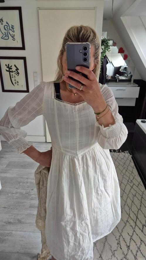 Nieuwe Romantische Witte jurk | Maat S | Bruidsjurk, Kleding | Dames, Jurken, Nieuw, Maat 36 (S), Wit, Knielengte, Ophalen of Verzenden