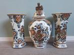 Kaststelset Flora Keramiek
Delfts polychroom holland, Ophalen of Verzenden