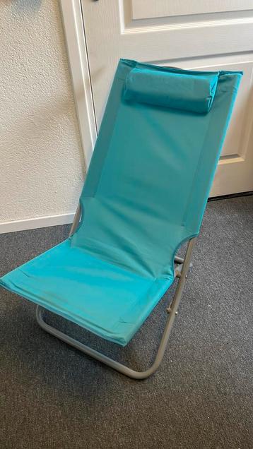 Klapstoel / strandstoel (o’hout/Gorinchem) beschikbaar voor biedingen