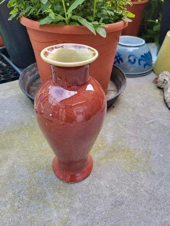 Voorhout - Mooie Vaas, Huis en Inrichting, Woonaccessoires | Vazen, Zo goed als nieuw, Overige kleuren, Minder dan 50 cm, Glas