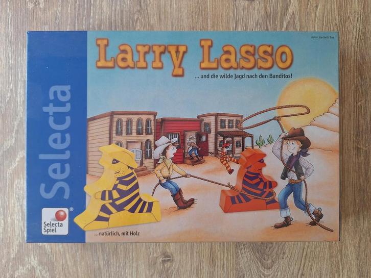 Selecta Larry Lasso - Bordspel - nieuw!, Hobby en Vrije tijd, Gezelschapsspellen | Bordspellen, Nieuw, Drie of vier spelers, Vijf spelers of meer