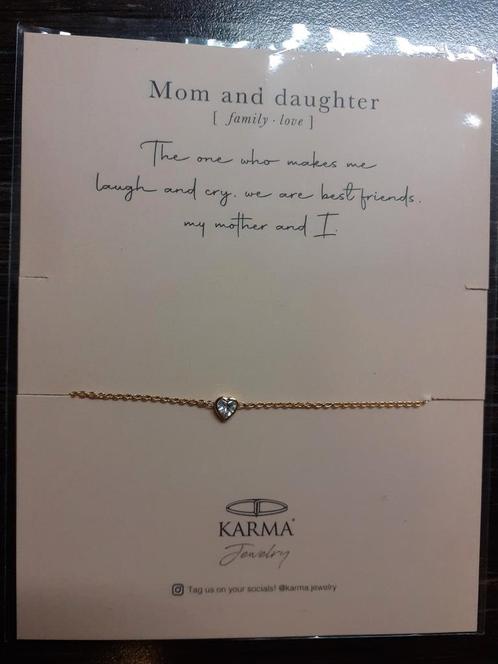 Nieuw  Karma Jewelry Dochter Armband, Sieraden, Tassen en Uiterlijk, Kindersieraden, Nieuw, Armband, Goud, Ophalen of Verzenden