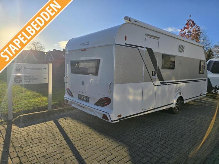 Knaus Sport 540 FDK met mover + dakluifel en 3 stapelbedden, Caravans en Kamperen, Caravans, Bedrijf, tot en met 6, 1000 - 1250 kg