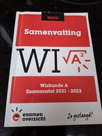 ExamenOverzicht - Samenvatting Examenstof Wiskunde A HAVO, Ophalen of Verzenden, Nederlands, Overige niveaus, ExamenOverzicht