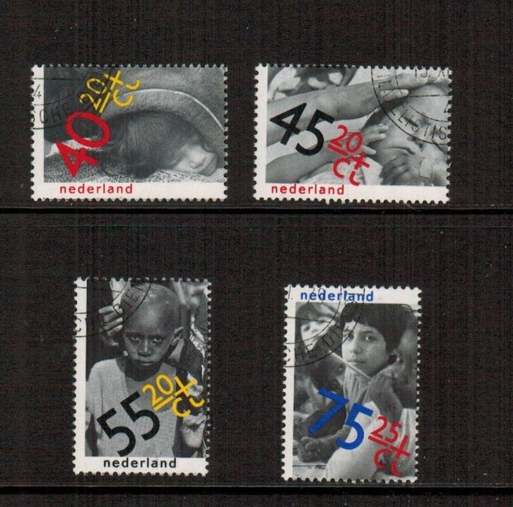 1186-1189 Kinderzegels 1979 Gestempeld, Postzegels en Munten, Postzegels | Nederland, Gestempeld, Na 1940, Verzenden