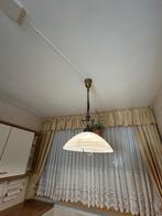Hanglamp Glas / Brons / Pendel, Ophalen, Zo goed als nieuw, Glas, 50 tot 75 cm